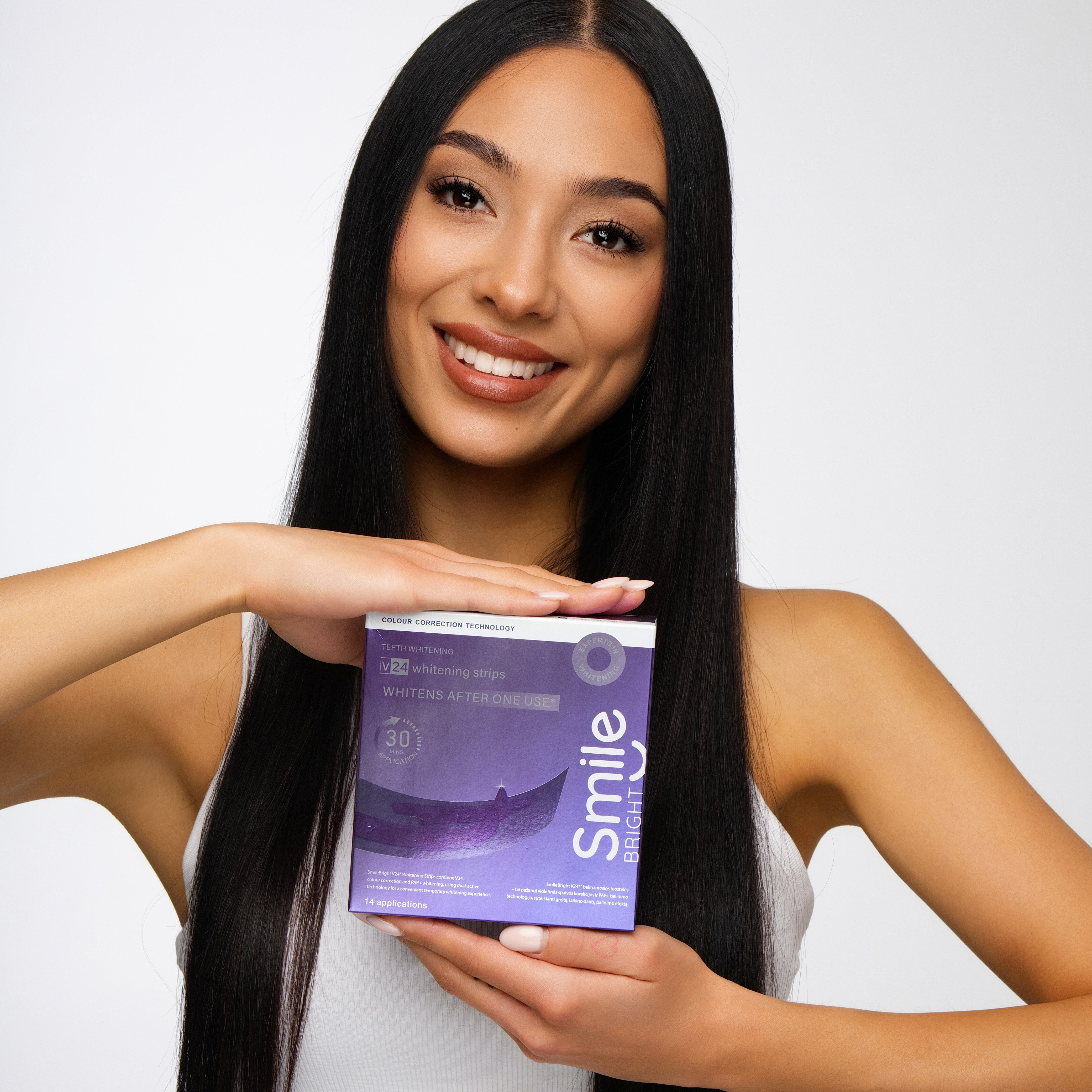 V24 Purple Teeth Whitening Strips
